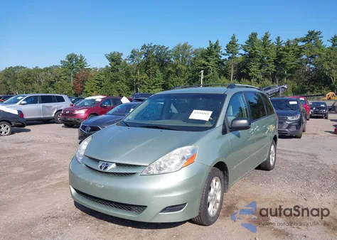2006 Toyota Sienna Le из США, поврежденный, VIN 5TDBA23C36S059587